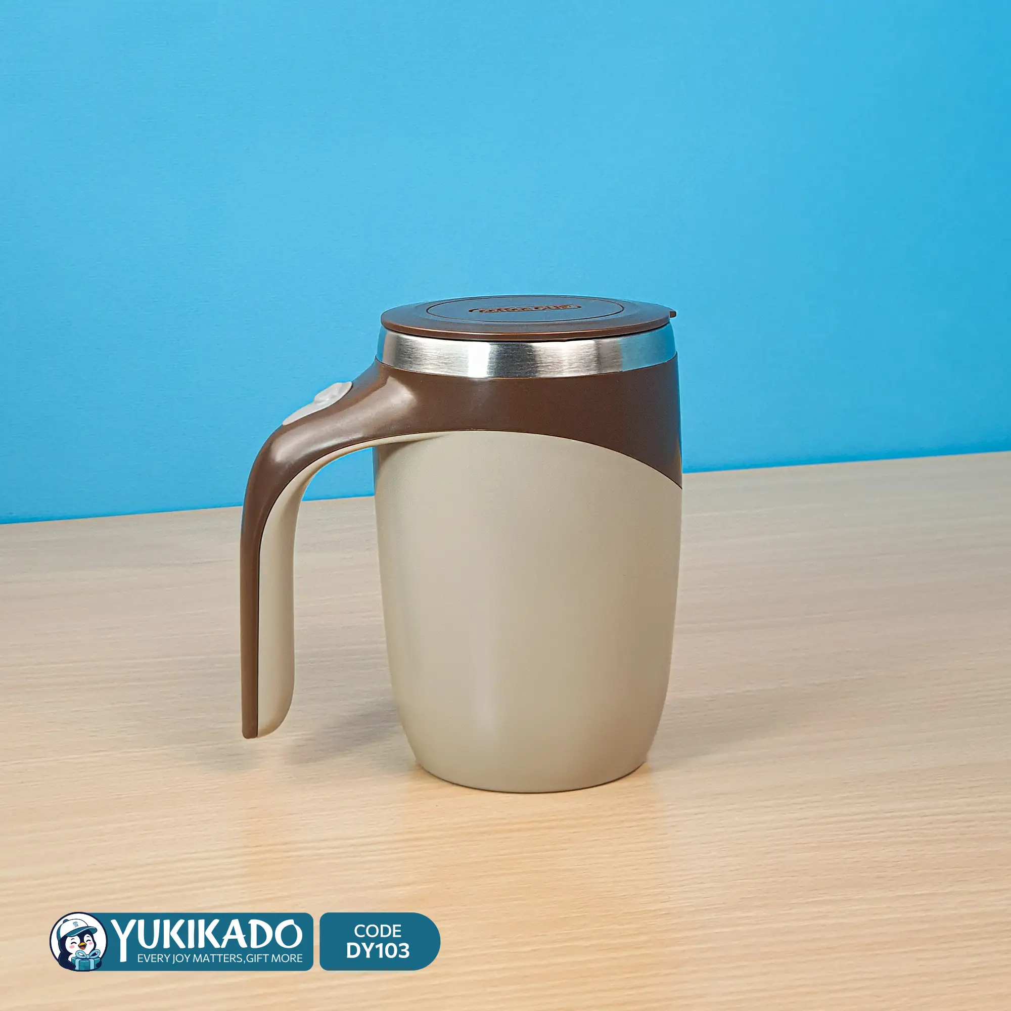 ماگ شارژی همزندار DY103 همراه شاپینگ بگ و کارت تبریک - تصویر 3