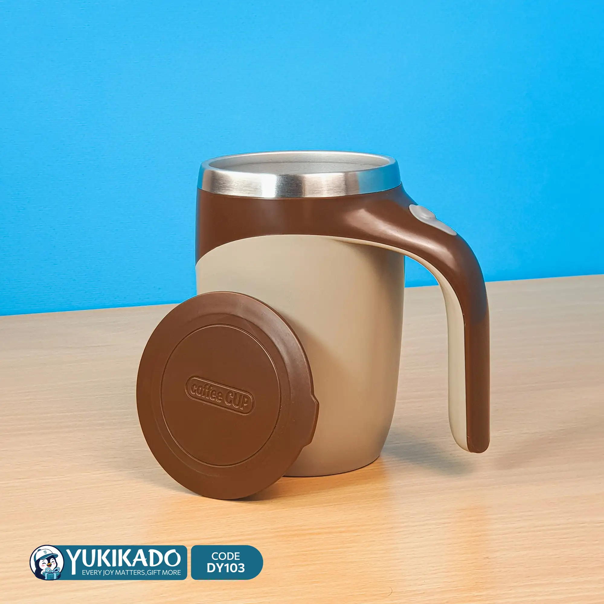 ماگ شارژی همزندار DY103 همراه شاپینگ بگ و کارت تبریک - تصویر 5