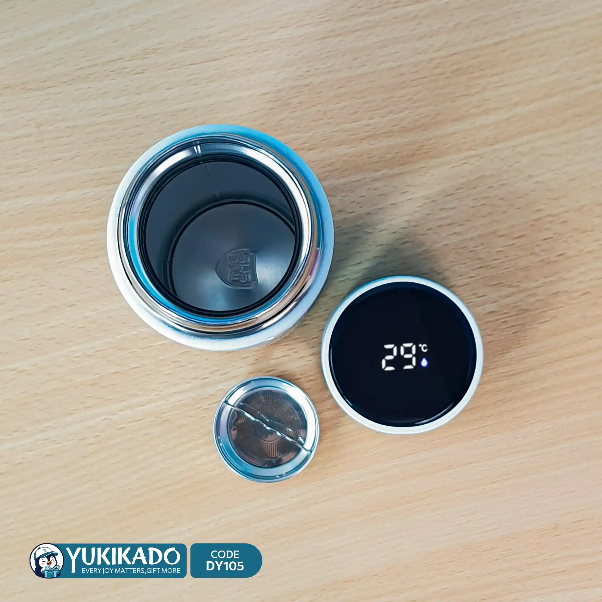 فلاسک دماسنجدار دیجیتال DY105 - تصویر 5