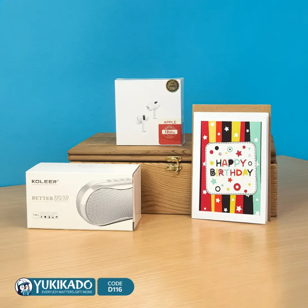 پک هدیه VIP اسپیکر بلوتوثی و ایرپاد پرو کد D116