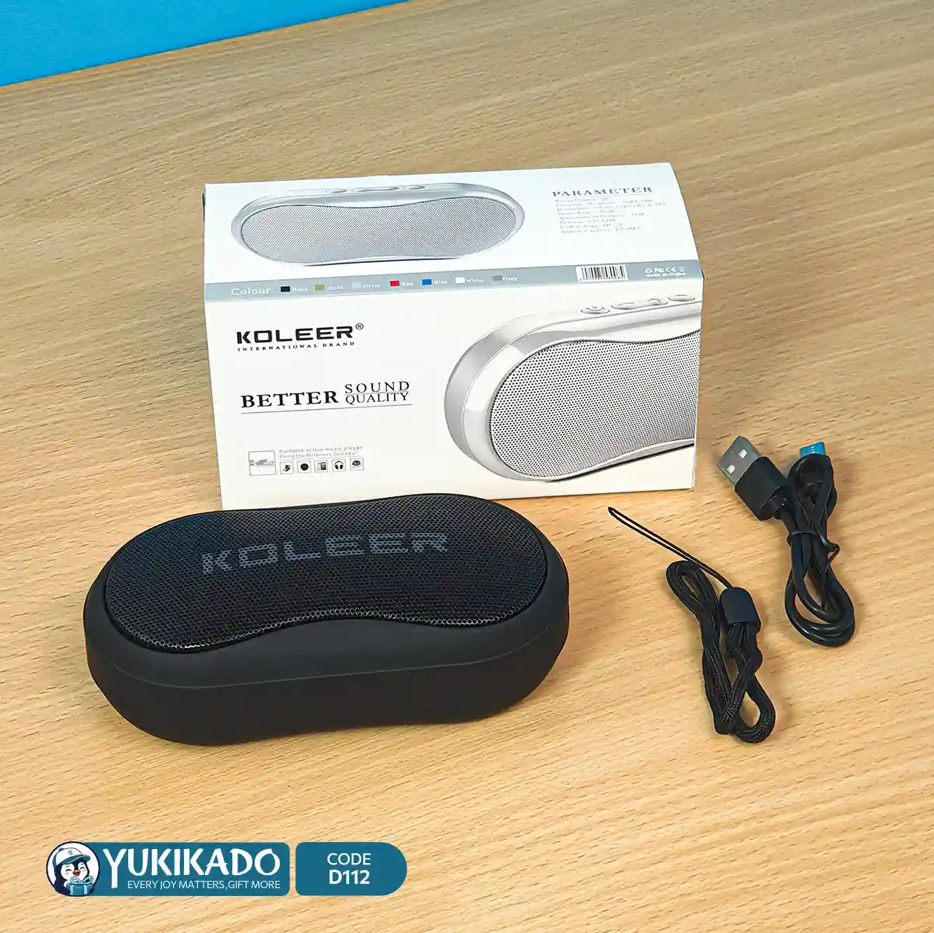 اسپیکر بلوتوثی قابل حمل KOLEER کد D112 - تصویر 7
